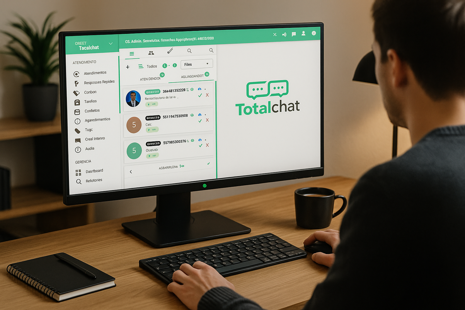 Dashboard Totalchat Tech